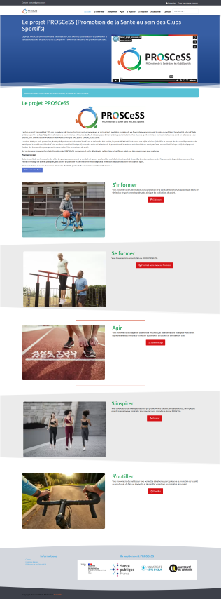 Illustration du projet Conception LMS sur mesure pour la Promotion de la Santé dans les Clubs Sportifs